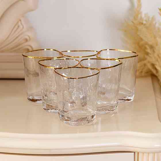 Набір з 6 склянок, 400 мл, для лимонаду, води, соку та коктейлів HP-16-26 Коломыя