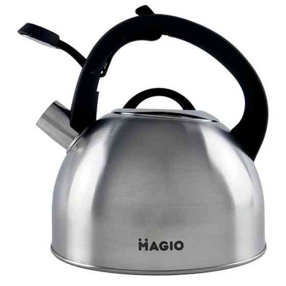 Чайник для води на газ Magio, Чайники зі свистком наплитні, Міцний чайник зі свистком для кухні YO-29 Львів