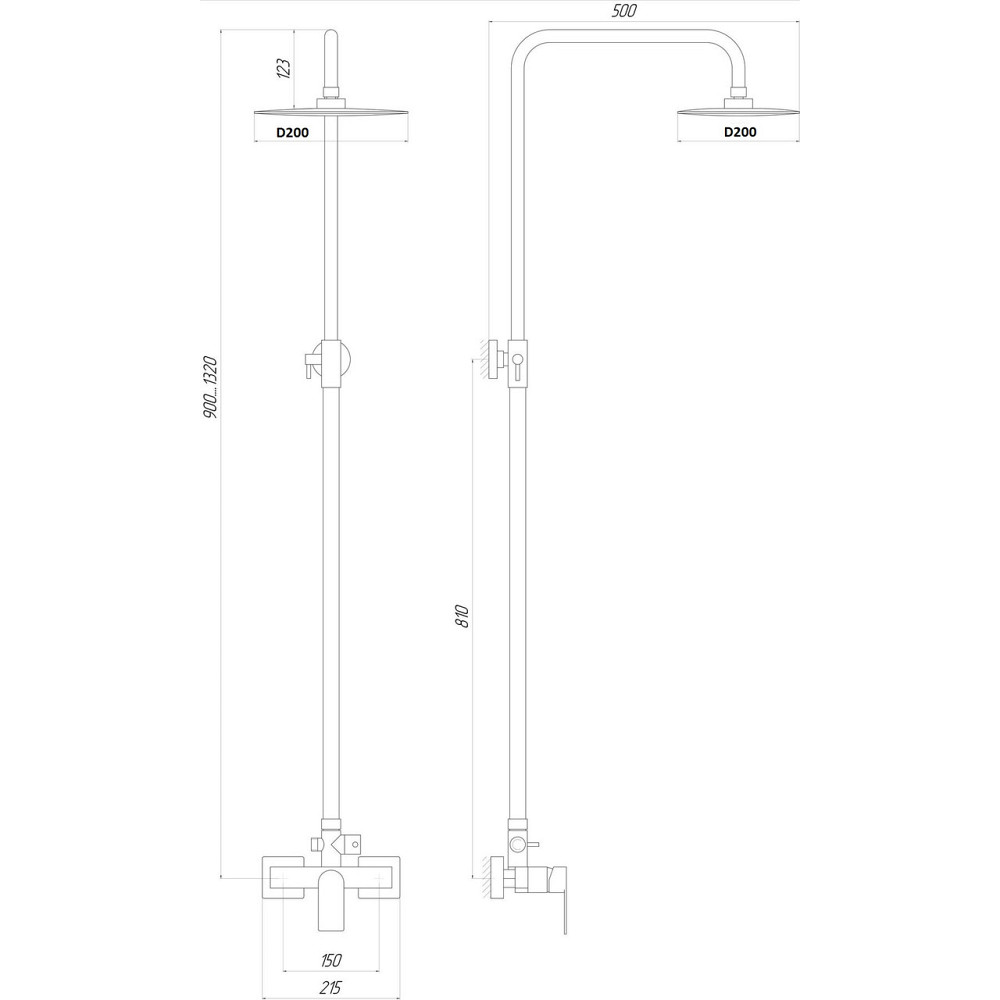 Душова система TOPAZ CAPRI TCA 15702-H43 (000029415) Київ - фото 7