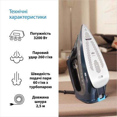 Утюг Braun SI 9682 DB (SI9682DB) Винница - изображение 10