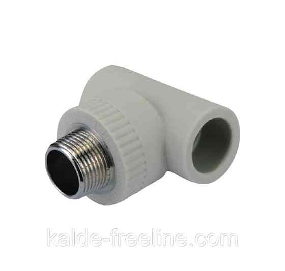 Тройник полипропиленовый с наружной резьбой Koer ТРН ∅ 32х3/4