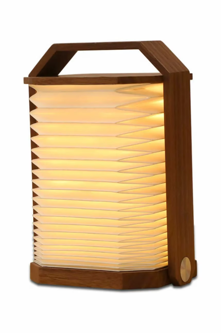 Светильник на аккумуляторе Gingko Smart Origami Lamp 450лм 6Вт (11.5 х 5 х 21 см) Натуральный орех Киев - изображение 6