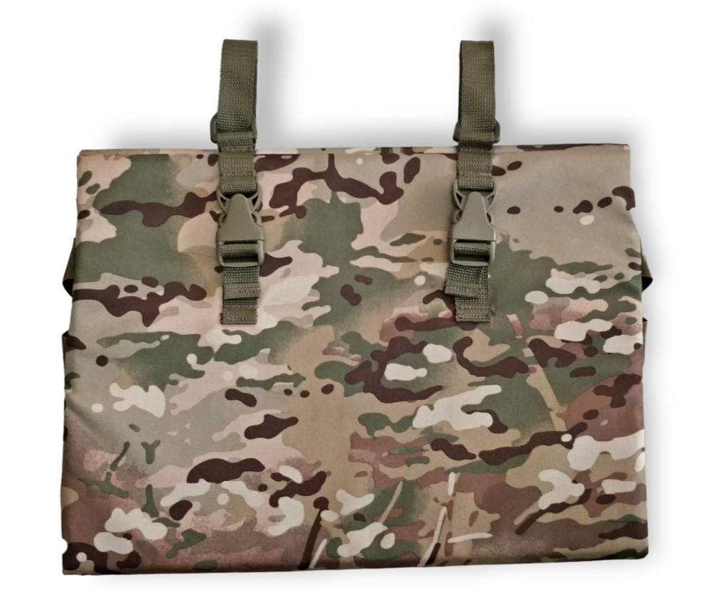 Сидушка потрійна каремат тактичний з кріпленням на РПС бронь і пояс складна коврик мультикам Одеса - фото 4