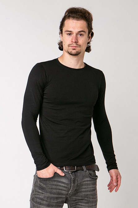 Футболка мужская длинный рукав Ozkan 0266 M Киев - изображение 1