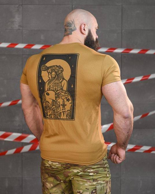 Тактична терморегулююча футболка SABUR дива кайот ВТ6566 Одесса - изображение 1