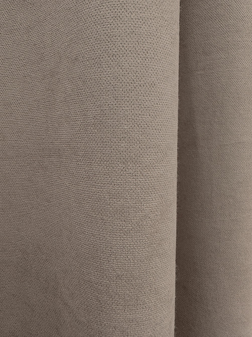 Комплект готових штор VR-Textil Мікровелюр Petek № 1487ш Какао 100х290 см 2 шт (31-828) Київ - фото 16