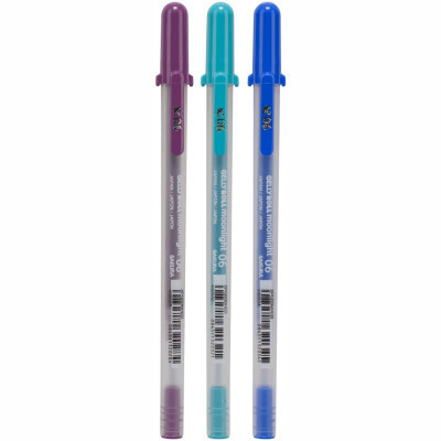 Ручка гелева Sakura набір MOONLIGHT 06 GALAXY 3 кольора (8712079448837) Вінниця - фото 2