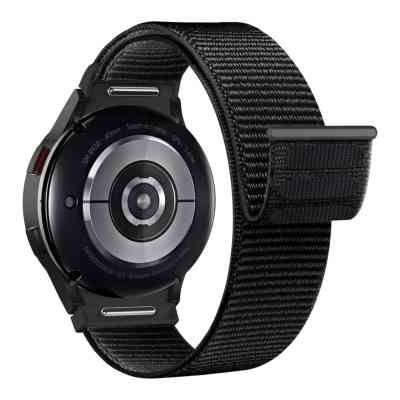Ремешок для смарт-часов Armorstandart Nylon Band для Samsung Galaxy Watch 7 / FE / 6 / 6 Classic / 5 / 5 Pro / 4 / 4 Classic Black (ARM86847) Винница