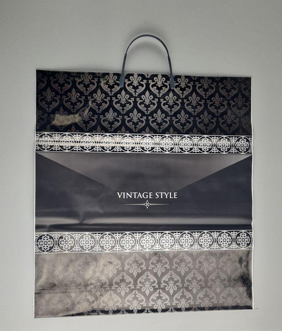 Пакет-сумка 40х45 з пластиковою ручкою  