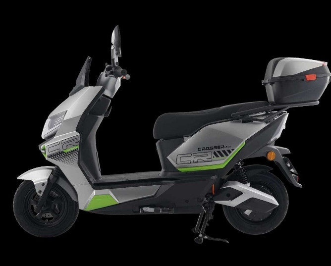 Електроскутер Crosser CR-20 2500W 72V 24Ah Графенофі акб - Сірий. Харків - фото 2