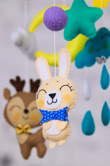 Музичний мобіль WoolyFox «Сонячні сни» з 35 мелодіями Київ - фото 6