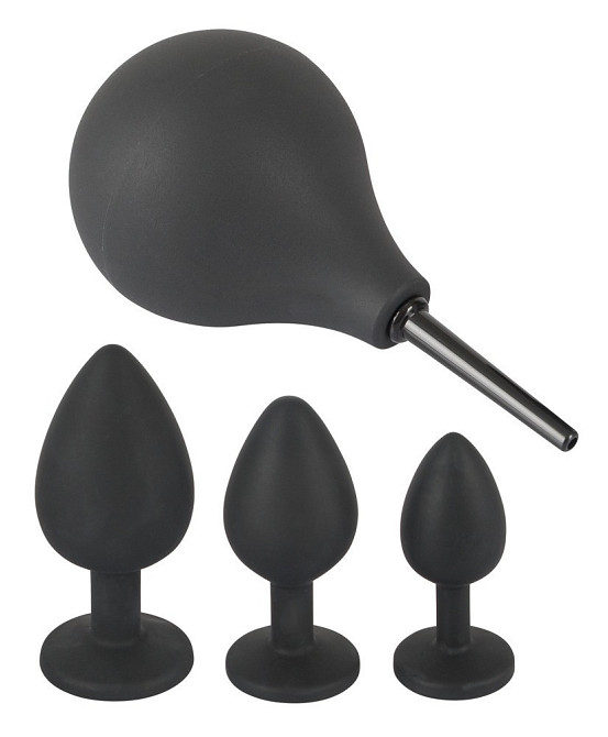 Набор анальных пробок - Black Velvets Anal Kit Sex Aura Киев - изображение 3