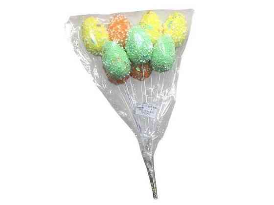 Декор крупнодной Easter eggs 24х5см (9шт/уп) R40479 ТМ STENSON Киев