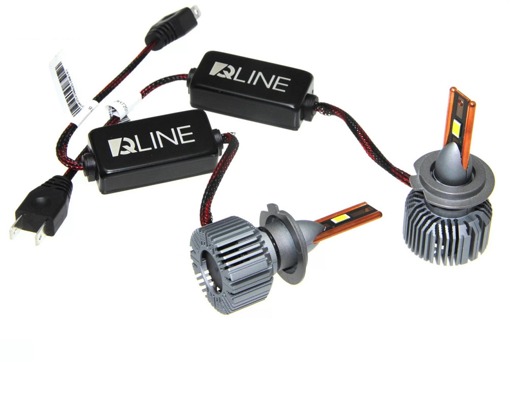 Комплект светодиодных ламп QLine Ultra +200% H7 55W 6000K 12V (2 шт) Харьков - изображение 1
