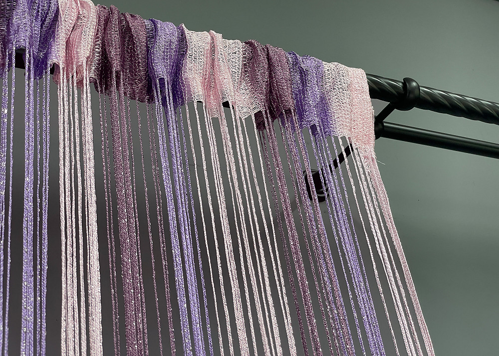 Шторы-нити с люрексом Малиновый с сиренево-розовым 300х300см 1 шт (61-075) Киев - изображение 7