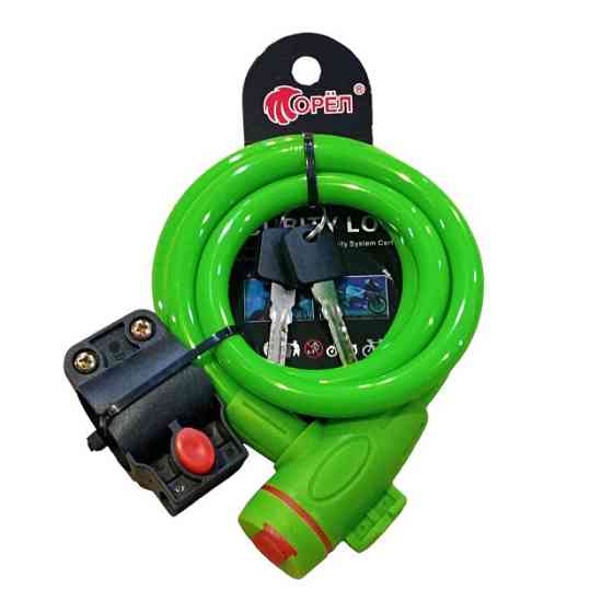 Велосипедный замок с держателем 852-90 /Толщина 9мм/ Длинна 900мм Днепр