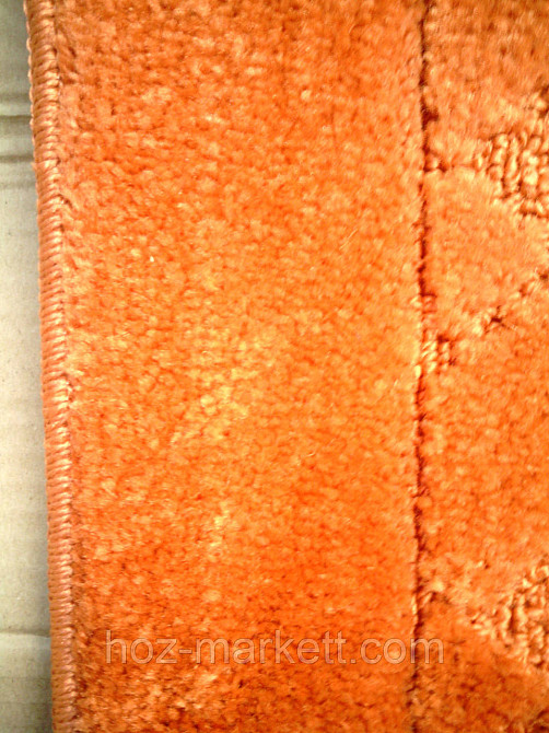 Коврик для ванной комнаты оранжевый производство Турция Харьков - изображение 2