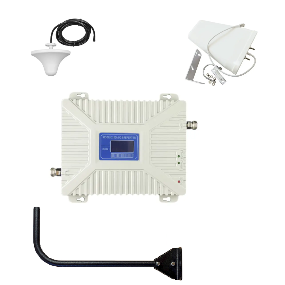 4G Репитер 900/1800/2100 МГц с кронштейном и антенной 10 дБ для усиления сигнала мобильной связи и интернета Киев - изображение 1