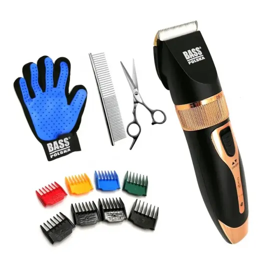 Машинка для стрижки домашних животных Bass Polska 8565 с комплектом аксессуаров Киев