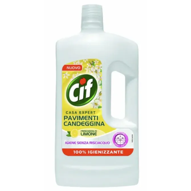 CIF Средство для мытья пола дезинфицирующее Лимон Pavimenti Expert Candeggina Limone 900 мл Львов - изображение 1
