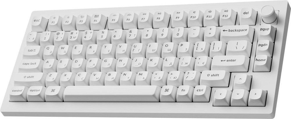 Клавіатура бездротова Keychron V1 Ultra Keychron Red Switch White RGB (V1U-F1-UA) ( 29008 ) Харьков - изображение 4
