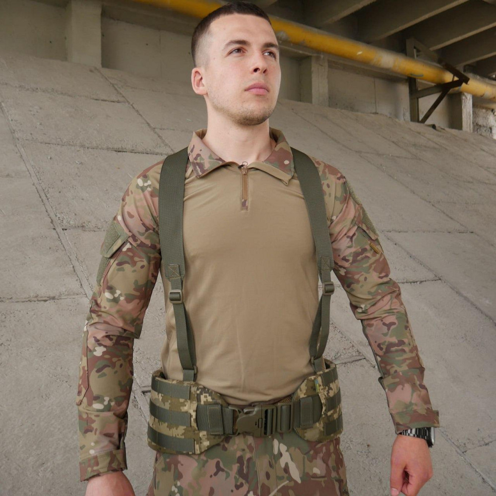 Тактические армейские лямки для тактического пояса разгрузочный ремень к рпс олива материал Cordura     WAR Львов - изображение 4