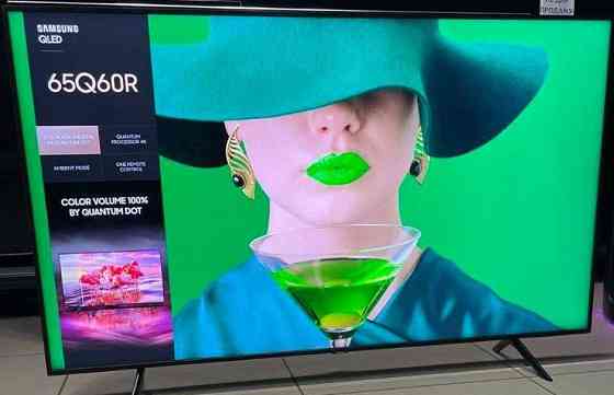 Телевизор Безрамный: 65дюйма, 4К, 120Гц.QLED , Smart, Samsung 65Q60R. Харьков