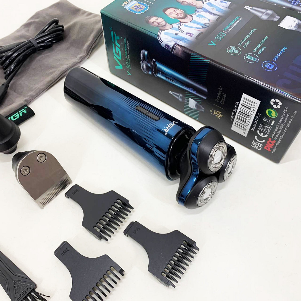 Бритва с аккумуляторным зарядным устройством, Электрическая бритва для качественного бритья AP-26 Львов - изображение 11