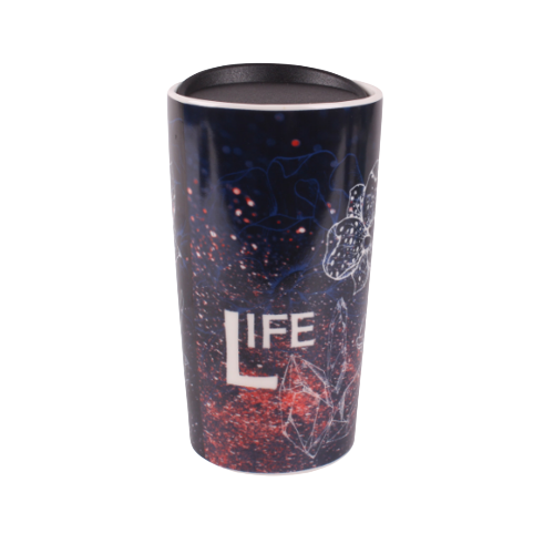 Чашка Travel Life 360мл з кришкою (подарункова уп) HTK-051 LIMITED EDITION Житомир