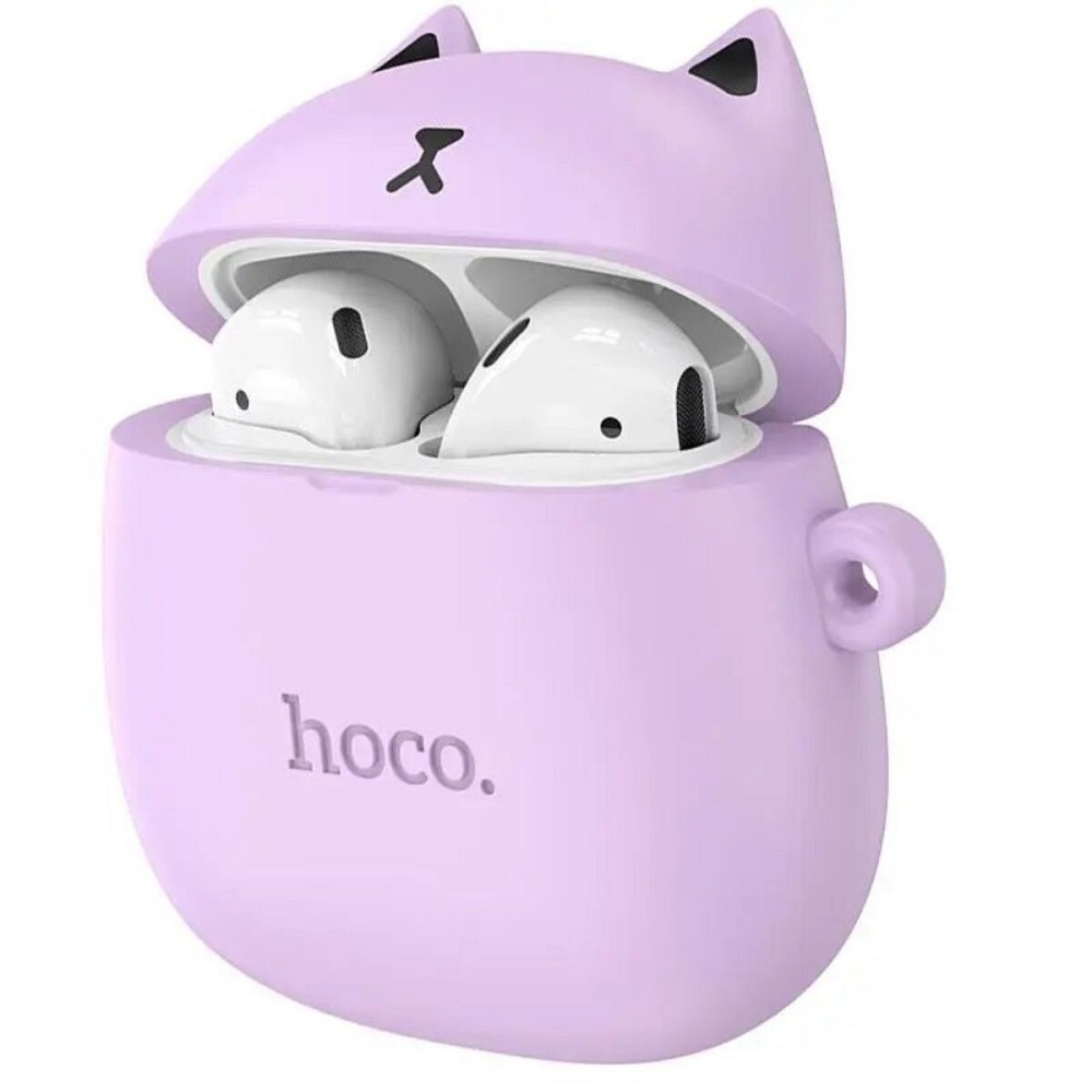 Навушники HOCO EW45 True wireless stereo headset Lilac Cat (6931474789228) Київ - фото 1