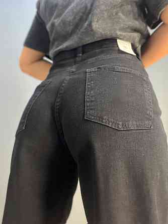 Джинсы женские Its Basic 3474 skater jeans мом бананы стрейчевые увеличенные размеры черные, черный, Одесса