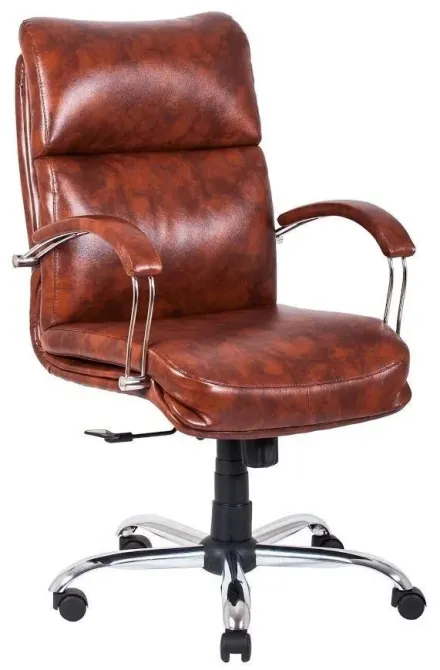 Офисное Кресло Руководителя Richman Dakota Madras Marrone Хром М3 MultiBlock Коричневый Днепр - изображение 1