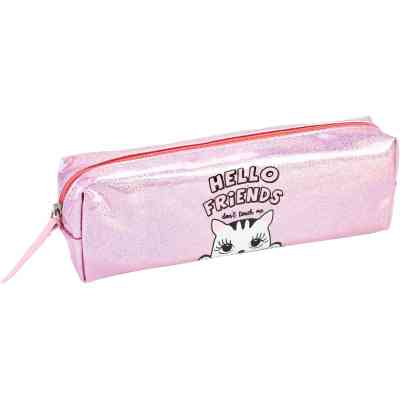 Пенал Cool For School голографический 1 отделение розовый (CF87032) Винница