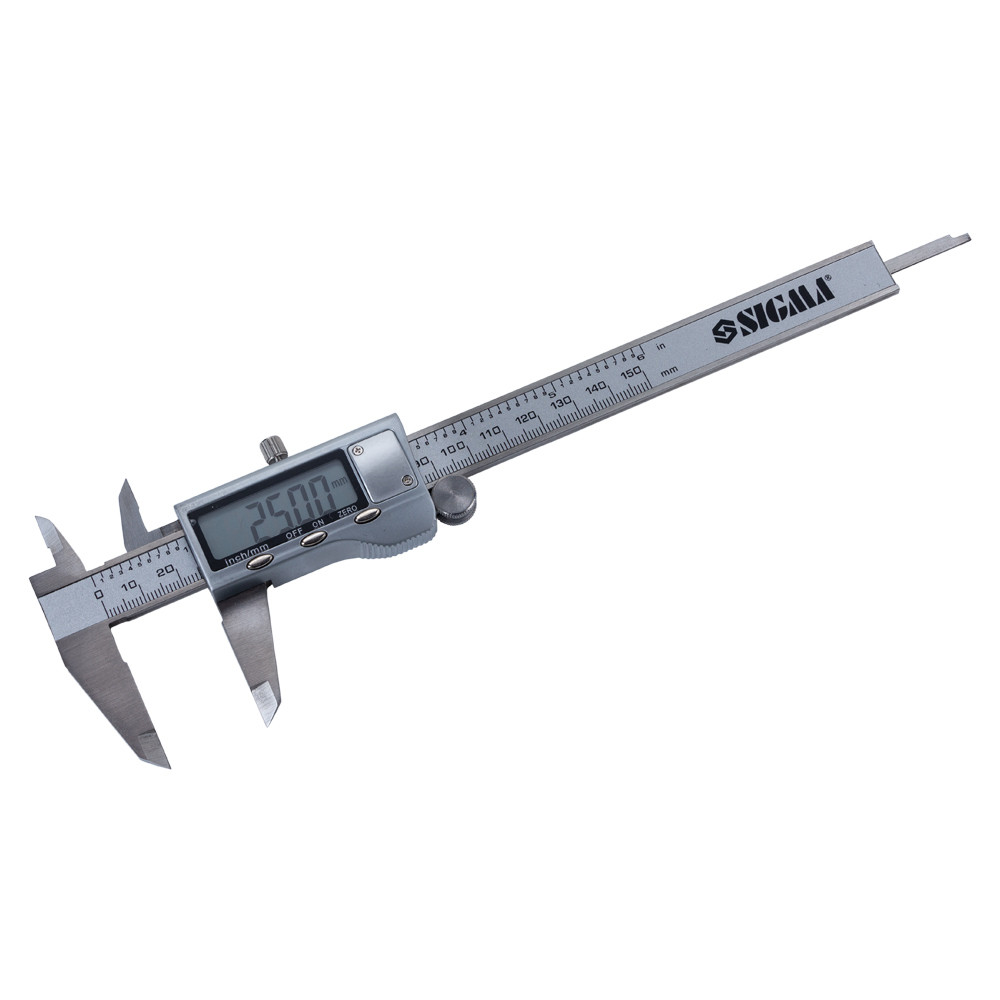 Sigma Штангенциркуль цифровой Profi 150мм точность ±0.02мм (пенал) SIGMA (3923011) Коломыя - изображение 5