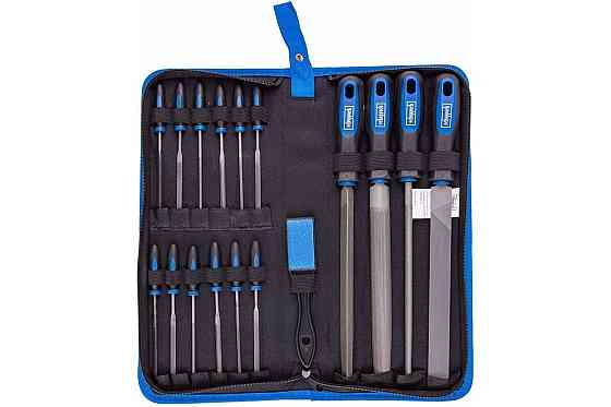 Набір напилків і надфілів різнопрофільних 17 предметів Scheppach SCH-5056W Одеса