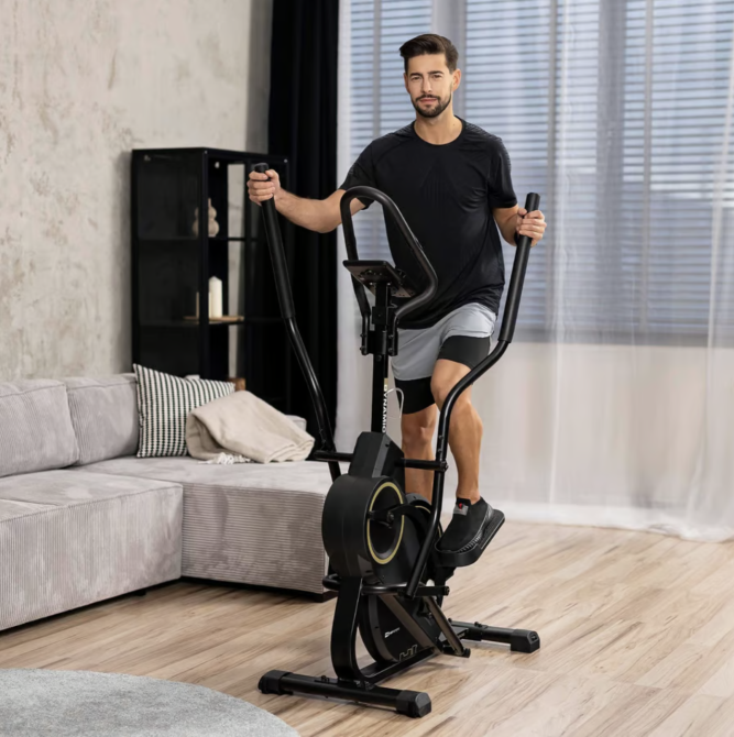 Орбітрек магнітний Hop-Sport HS-450B Dynamic чорно-золотистий Київ - фото 3