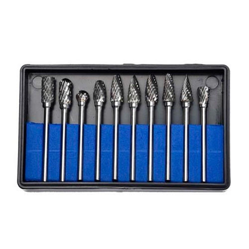 Набор борфрез по металлу 10шт, хвостовик 3мм, для гравера, карбид вольфрама Винница - изображение 2