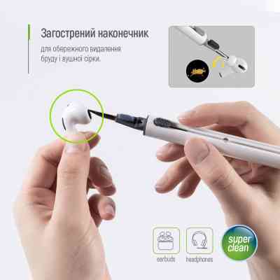 Універсальний чистячий набір ColorWay Cleaning Pen, for Earphones, 3 in 1 (CW-1131) Вінниця