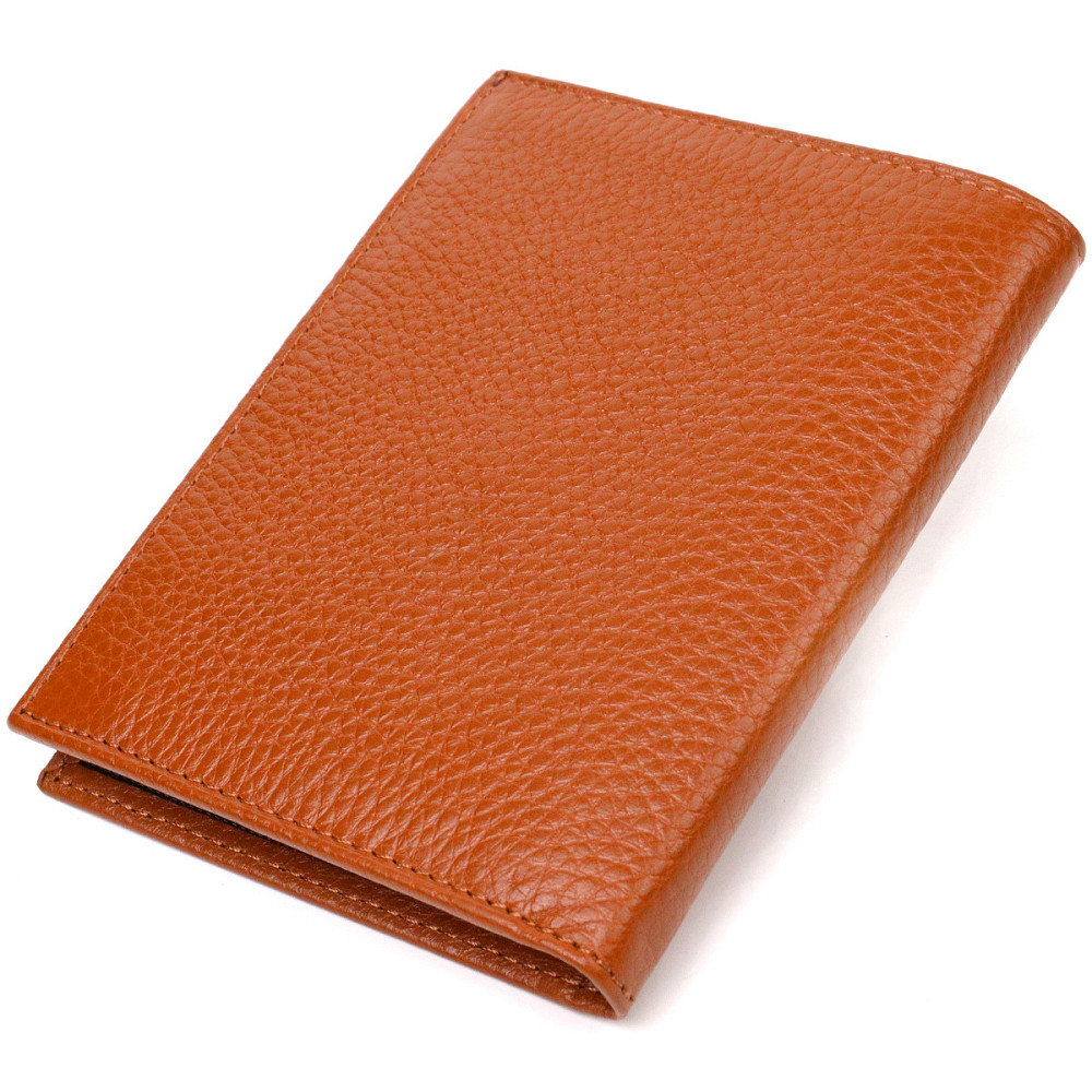 Стильный мужской кошелек вертикального формата из натуральной кожи CANPELLINI 21754 Рыжий Киев - изображение 9