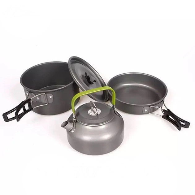 Набір туристичного посуду казанок, сковорідка, чайник Ranger Prius Lux (RA9947) Київ - фото 5