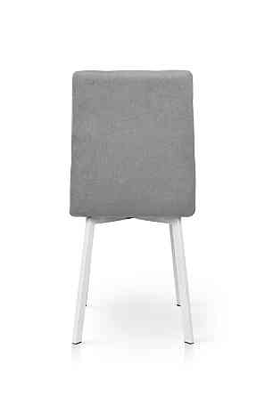 Стілець Трініті, метал білий/тканина світло сіра Київ