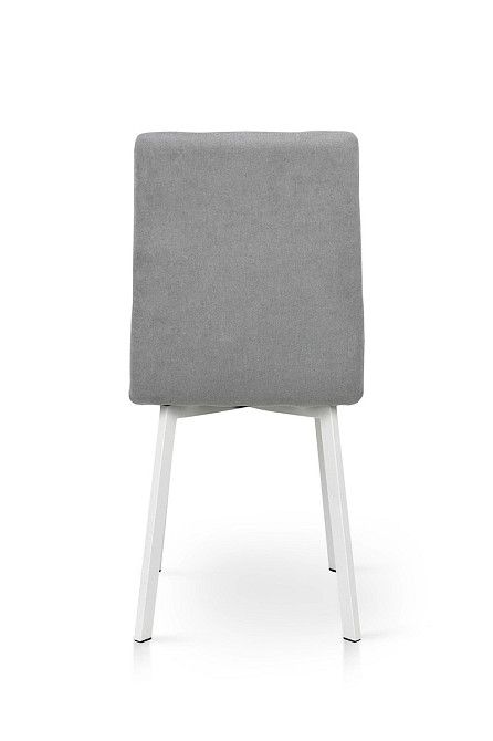 Стілець Трініті, метал білий/тканина світло сіра Київ - фото 4