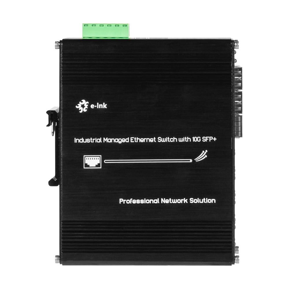 PoE-комутатор 14-портовий керований L2+ E-LINK ETH-IMC2408MP гігабітний з 8 портами PoE, 240W (73-00150) Киев - изображение 13