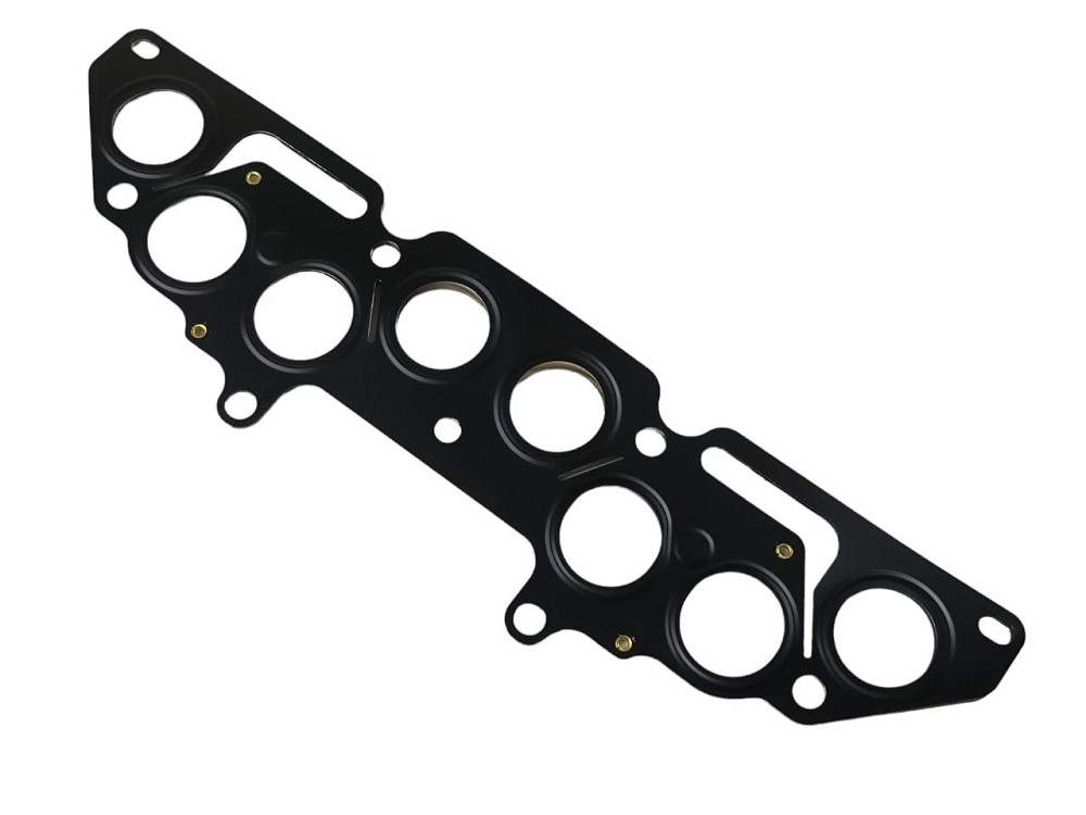 Прокладка 2108-2115, 1117-1119 (8 кл) 1,6 впуск, выпуск (4-х слойная) металл коллектора Мукачево - изображение 1