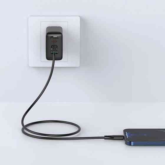 Кабель ACEFAST Type-C на iPhone 3A, 30W, черный Киев