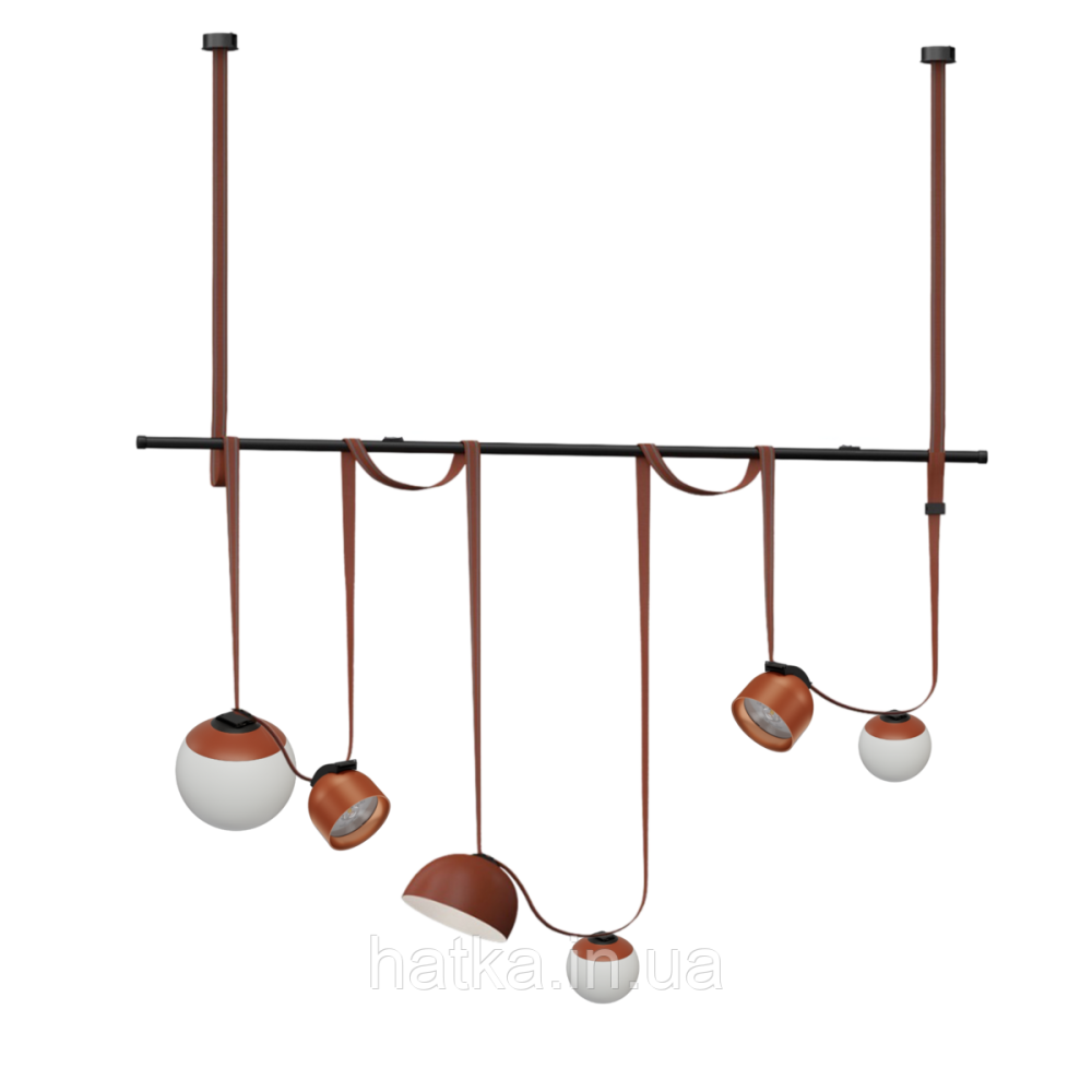 Дизайнерские подвесные треки - трансформеры Коричневый VALESO Композиция-4 Киев - изображение 1