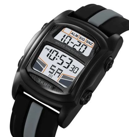 Часы наручные мужские Skmei 2203 (Черный с серым) Винница