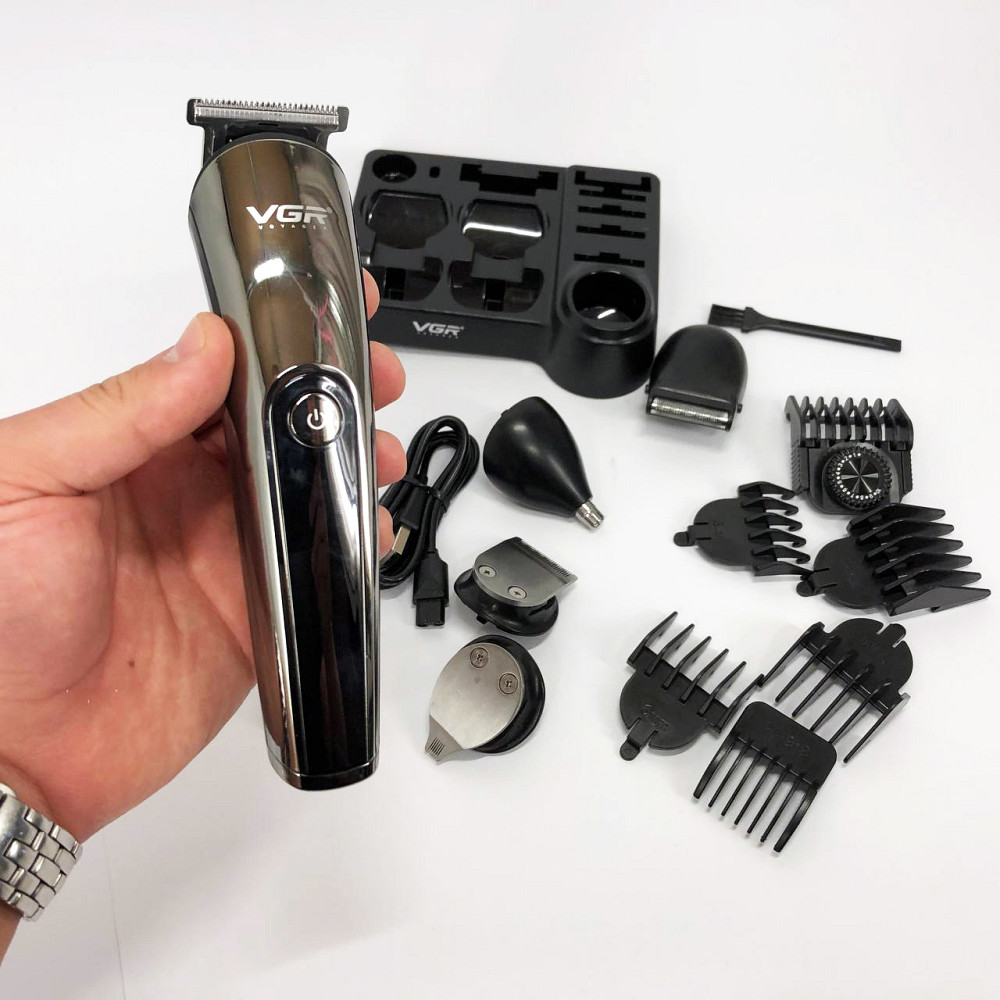 Профессиональная машинка для стрижки волос и бороды VGR, Домашние машинки для стрижки JV-75 Львов - изображение 18