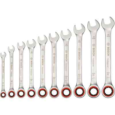 Ключ Bosch комбінований, набір 10шт (1.600.A02.AU0) Вінниця