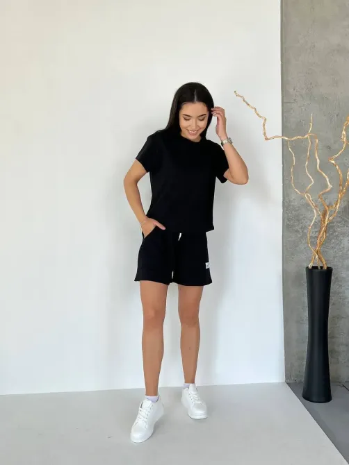 Жіночий спортивний костюм шорти та футболка Одеса - фото 16